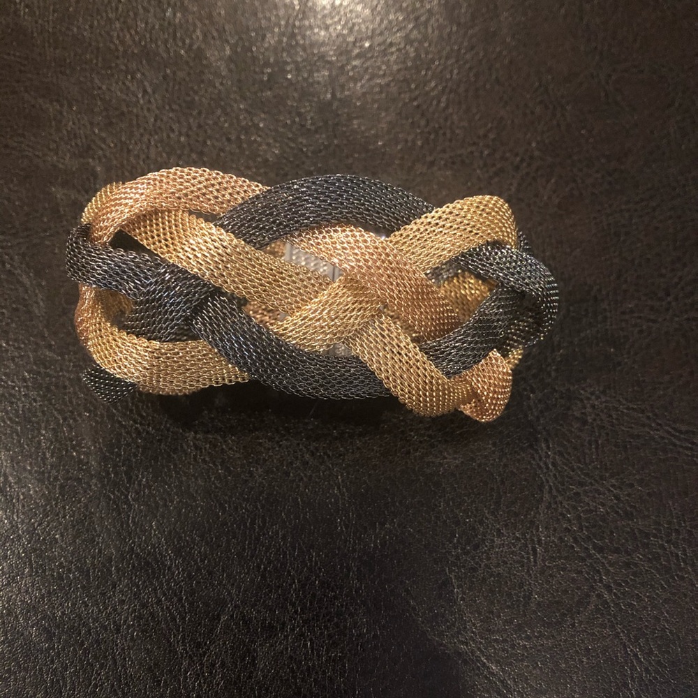 Beautiful dark grey and gold magnetic bracelet!